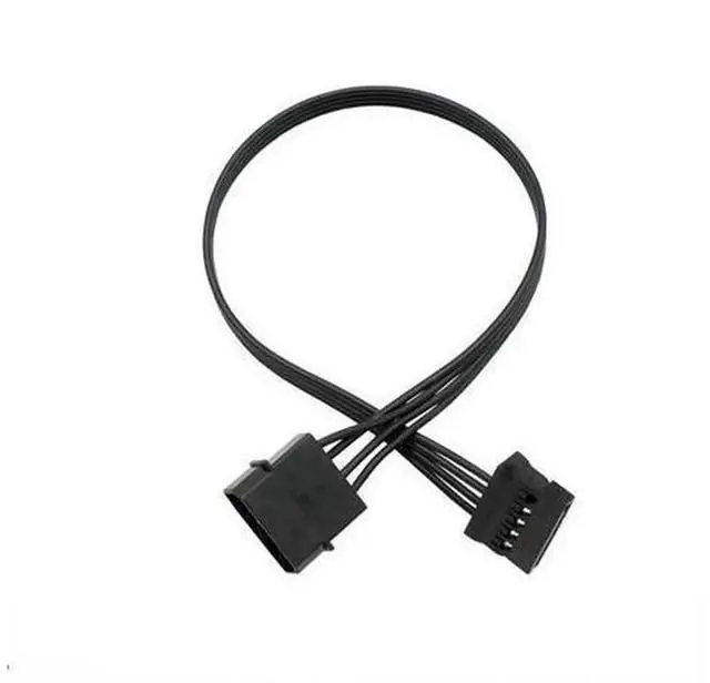 Main image of 82cm 4Pin IDE Molex to 15Pin SATA Power Adapter Cable, IDE to SATA Hard Drive Power Cord, Conversion Cable for SATA HDD SSD Optical Drives
