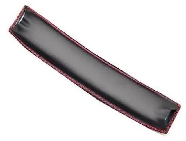 Main image of Black Leather Headband Cover Protector Replacement for Cloud CORE Cloud RED LINE Headphones, Soft Comfort Head Band Cushion Sleeve, Easy Install Headset Top Cover