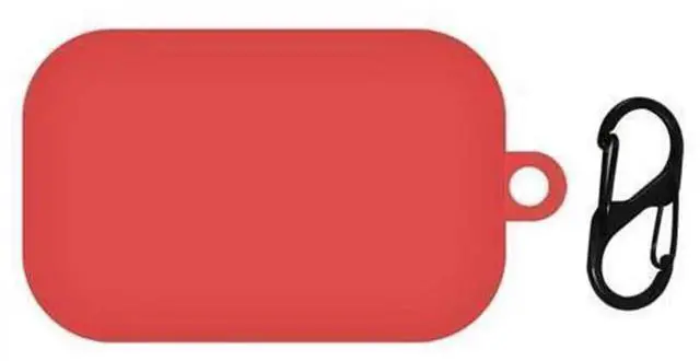 Main image of Portable Protective Sleeve Compatible with Momentum True Wireless 3 Earbuds, Shockproof Washable Soft Earphone Cover, Anti-Scratch Carrying Protector for Wireless Earbuds Charging Case, Red