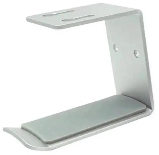 Main image of Earphone Mount Headphone Hanger Holder, Gaming Headset Display Stand Earphones Mounting Accessories for Home Office Bar Desk Wall (Silver)