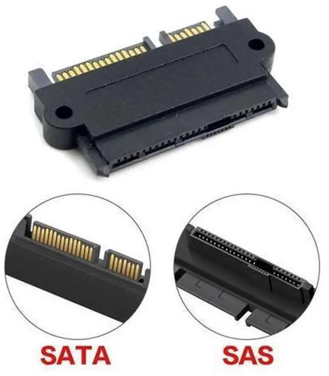 Alt view image 6 of 7 - SFF-8482 SAS to SATA Adapter, 29Pin SAS Hard Drive to 22Pin Motherboard SATA Converter Adapter