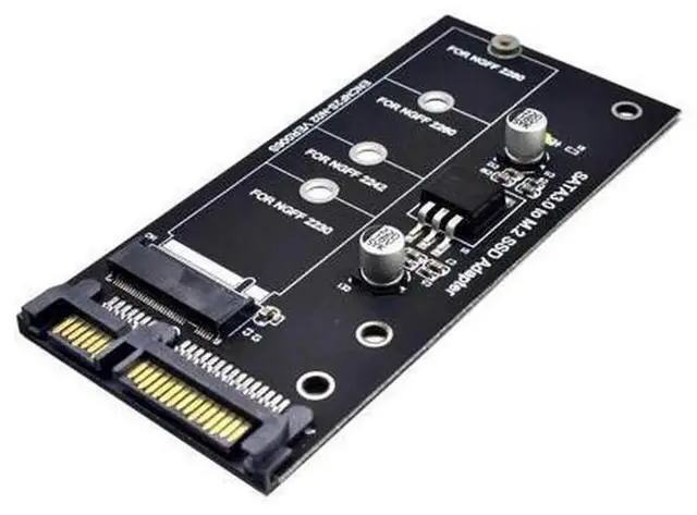 Main image of NGFF M.2 to SATA Expansion Add On Card, M.2 SATA3 SSD Adapter Riser Card, B Key M2 to SATA Converter