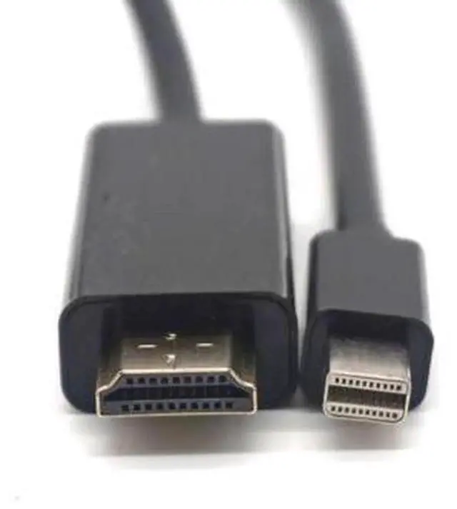 Alt view image 2 of 7 - Mini DP to HDMI Cable, Thunderbolt DisplayPort Male to Male Cord, Compatible with MacBook Pro Air, Projector, Camera, TV, 1.8m (6 FT)