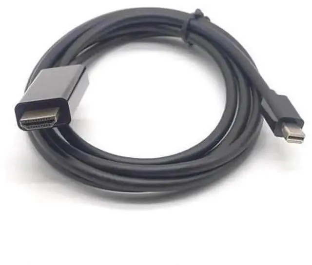 Main image of Mini DP to HDMI Cable, Thunderbolt DisplayPort Male to Male Cord, Compatible with MacBook Pro Air, Projector, Camera, TV, 1.8m (6 FT)