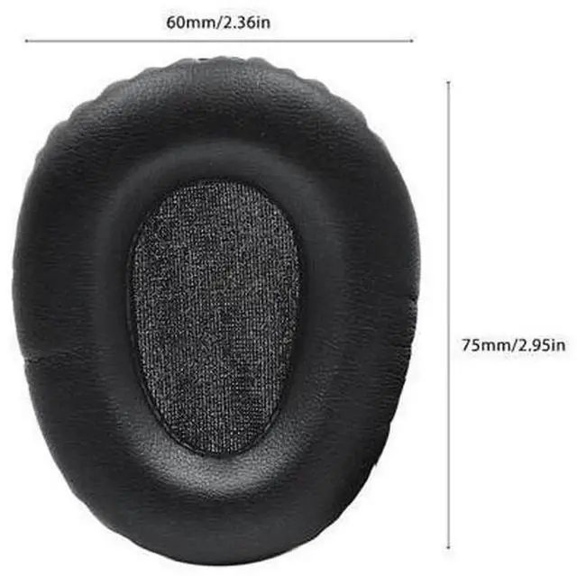 Alt view image 2 of 6 - Replacement Ear Pads for Klipsch Image ONE / ONE2 Headphones, Soft Memory Foam Ear Cushions Comfortable Headphone Ear Covers Earpads