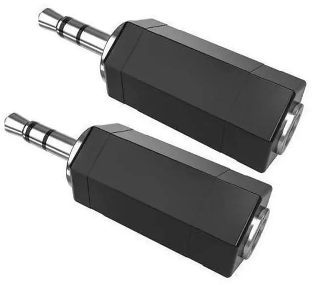 Alt view image 5 of 7 - 2 Pack 3.5mm Stereo to Mono Adapter, TRS Stereo Male Plug to 1/8" Mono Female Jack Audio Signal Converter