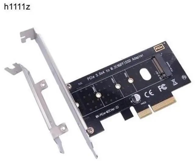 Main image of M.2 NVMe SSD NGFF to PCIE X4 Adapter Card, M Key PCIe 3.0 Riser Card, PCI Express 3.0 X4 to 2230 2242 2260 2280 M.2 NVMe M-Key SSD, Compatible with Samsung, WD, Crucial, Kingston, ADATA M.2 NVMe Solid