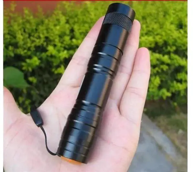 Alt view image 3 of 7 - 405nm Blue-Violet LED Laser Pointer, Focusable Blue Violet Laser Light Pen, Portable Blue-Violet Laser Flashlight, Adjustable Focus Laser Pointer for Marking, Testing, Observation and Outdoor Auxiliar