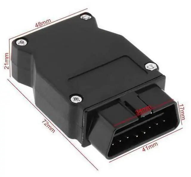 Alt view image 5 of 7 - OBD-II 16Pin Male Extension Opening Cable, Car Diagnostic Interface Connector Plug with Open Terminal End, OBD2 16 Pin Male Extension Wire, Vehicle OBD Diagnostic Adapter Cable for Auto Scanner, DIY C