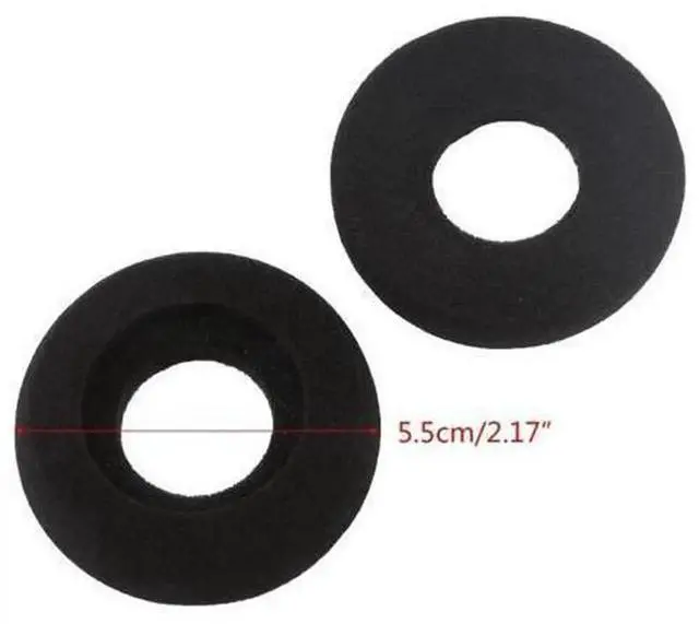 Alt view image 2 of 6 - 1 Pair High Elasticity Replacement Ear Cushions, Soft Ear Pads Earpads Compatible with Blackwire 3310 3320 Headphones, Comfort Wear Headset Ear Cushion Repair Parts for Office Call Center Headsets