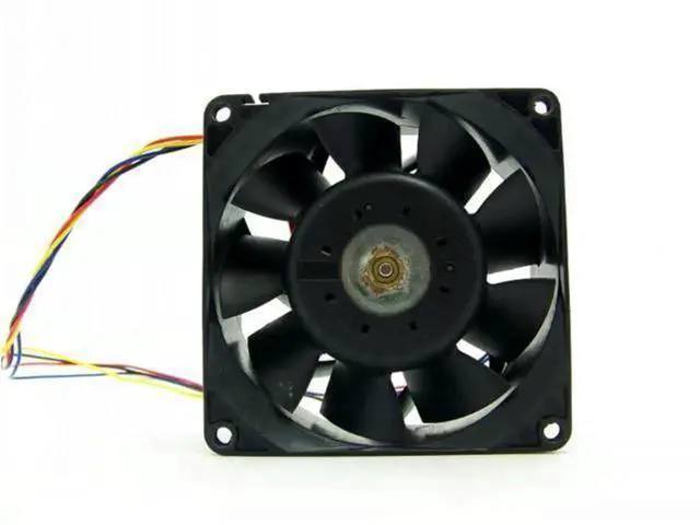 Alt view image 6 of 6 - 808038mm PWM Cooling Fan Replacement, Compatible with AVC 2B08038B48U, DC 48V 0.58A 8CM 8038 4-Pin PWM Fan, High Airflow Powerful Cabinet Industrial Cooling Fan for Chassis, Equipment Heat Dissipation