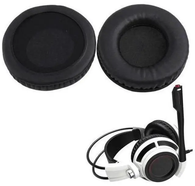 Alt view image 3 of 6 - Replacement Soft Comfortable Ear Pads Compatible with SOMIC G941 Gaming Headset, Breathable Ear Cushion Covers, Noise Isolation Headphone Earpads Repair Accessories