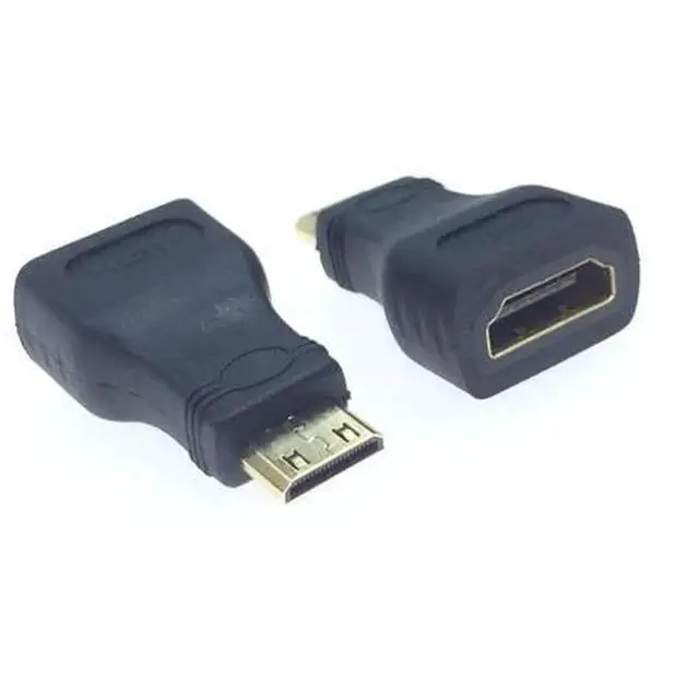 Main image of HDMI Female to Mini HDMI & Micro HDMI Male Gold Plated Adapter, 1080P HDMI-compatible Converter Connector for HDTV, Camera, Video Extension, 3 Pack