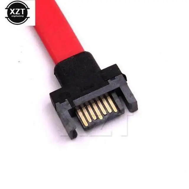 Alt view image 5 of 5 - 50CM SATA3 6Gbps Serial ATA Data Extension Cable, SATA 7Pin Port Saver Cable, High Speed SATA III 6Gb/s Cord for PC Hard Drive, SSD, Internal Computer Storage Connection