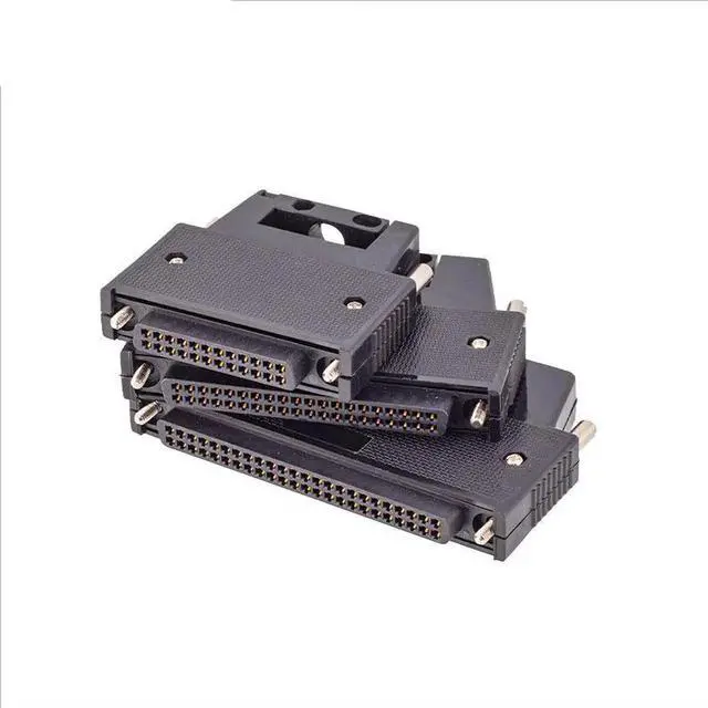 Alt view image 3 of 3 - A6CON1 40-Core I/O Connector, Soldering Type PLC Servo Module Plug, 40-Pin Straight I/O Connector Compatible with MELSEC Q/L/IQ-R Series PLC I/O Modules