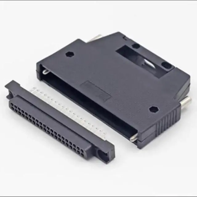 Alt view image 2 of 3 - A6CON1 40-Core I/O Connector, Soldering Type PLC Servo Module Plug, 40-Pin Straight I/O Connector Compatible with MELSEC Q/L/IQ-R Series PLC I/O Modules