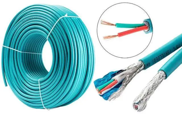 Main image of AMX-6XV1830-3EH10 Profibus DP Communication Cable, 2-Core Blue Standard DP Bus Cable for Siemens Profibus Network Connection