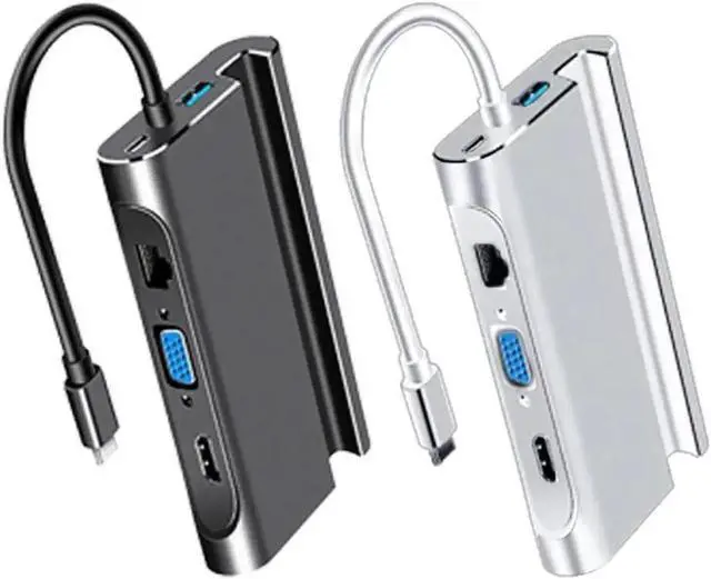 Main image of 7-in-1 USB Type C Hub Docking Station, Support Samsung DeX Mode, USB-C Multiport Adapter with 4K HDMI, USB 3.0, PD Charging, TF/SD Card Reader, Portable Dex Dock for Galaxy S10 S9, Huawei P30 P20 Pro