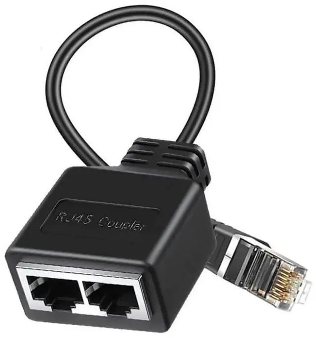Main image of RJ45 Ethernet Splitter 1 Male to 3 Female, 1000Mbps Passive LAN Network Adapter, Compatible with Cat7 Cat8 Ethernet Cable
