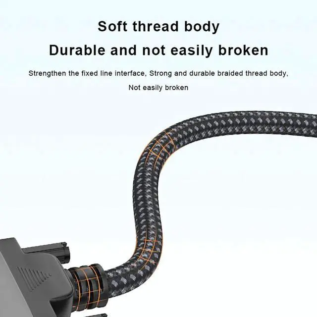 Alt view image 2 of 7 - DisplayPort to VGA Adapter Cable, DP to VGA Braided Cord Supports 4K@30Hz & 1080P, Compatible with Laptop, PC to Monitor, Projector and HDTV