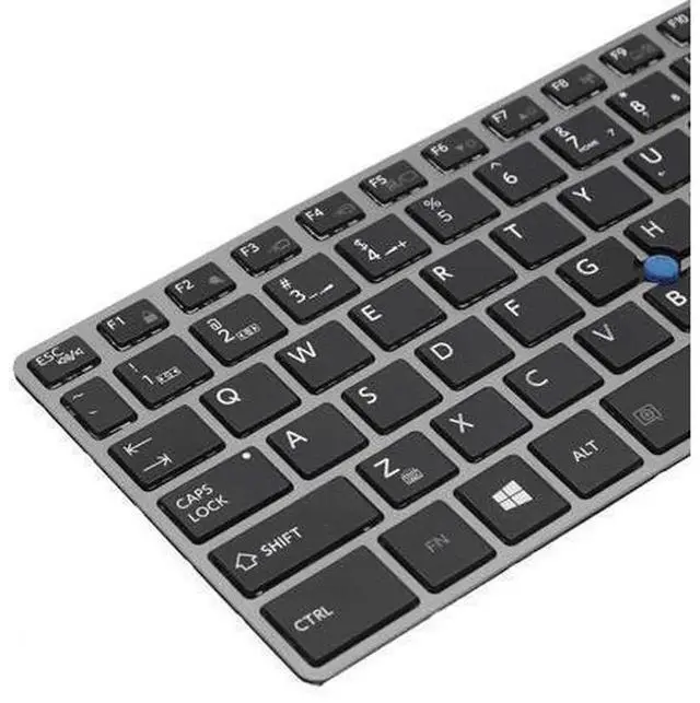 Alt view image 3 of 5 - US English Backlit Laptop Keyboard Replacement Black for Toshiba Z40-A Z40-AK Z40-AB Z40 Notebook, Built-in Backlight Notebook Internal Keyboard Repair Replacement Part