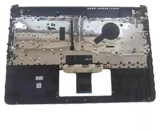 Alt view image 2 of 4 - Laptop Upper Palmrest Assembly with Backlit US English Keyboard L61505-001, Compatible for HP 14-DQ 14S-DQ Series Notebook, Complete Top Case Replacement Repair Spare Part