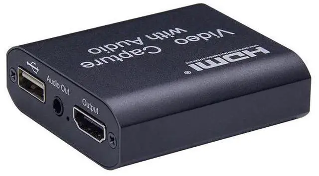 Alt view image 4 of 4 - USB 2.0 HDMI Video Capture Card with HDMI Loop-Out, Supports 1080P Recording, Driver-Free Plug & Play, Audio Video Grabber for Game Streaming, Video Recording, Live Broadcast, Online Meeting & Confere