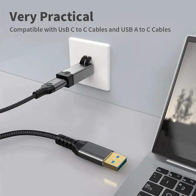 Alt view image 6 of 7 - USB Type-C to Gigabit Ethernet Adapter, 1000Mbps USB 3.0 Network Dongle, Plug and Play, for Laptop PC Tablet Smartphone with Ethernet Protocol Support