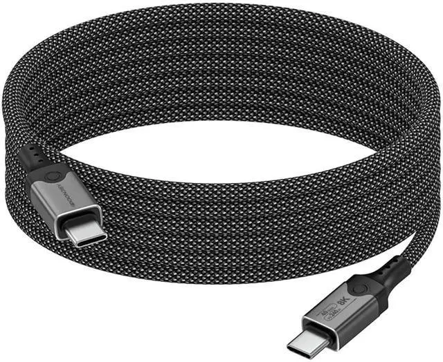 Main image of USB4 Type-C to Type-C Cable, 240W PD Charging, 40Gbps Data Transfer, 8K@60Hz Video Output, Thunderbolt 4 Compatible, for Laptop, Smartphone, Monitor and Docking Station