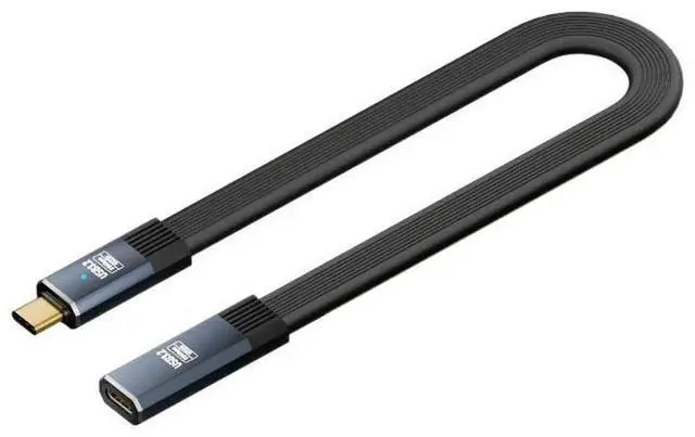 Main image of USB-C Male to Female Extension Cable, 20Gbps Data Transfer, 100W PD Fast Charging, 8K@60Hz Video Output, Type-C Extension Cord Compatible with Laptop, Phone, Tablet, Monitor and Portable SSD