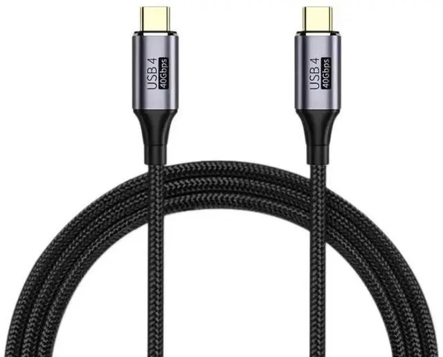 Main image of USB4 Cable 40Gbps Data Transfer, 100W PD Fast Charging, 8K@60Hz Video Output, Thunderbolt 4 Compatible USB-C Cable for Laptop, Portable SSD, eGPU, Docking Station and Monitor