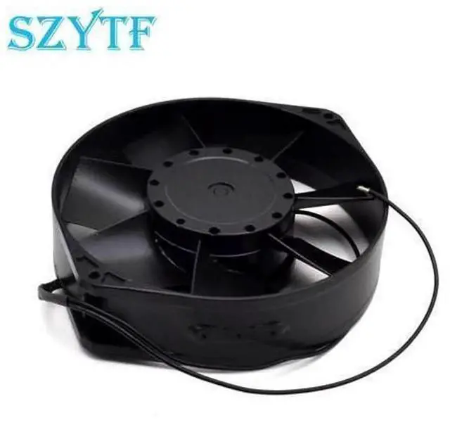 Main image of UZS15D20-M Industrial Axial Cooling Fan, 17015038MM AC200V 35/33W High Temperature Resistant Fan, 2 Wires Oval Frame Fan for Cabinet, Inverter, Equipment Heat Dissipation Replacement