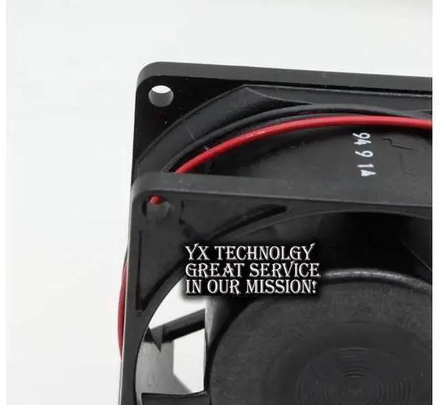 Alt view image 2 of 3 - 126DH2LP11000 DC Cooling Fan 808038mm 8CM 24V 2.9W Brushless Axial Fan, 8038 High Airflow Cooling Fan, 3Pin Connector for Industrial Equipment, Printer, Cabinet Heat Dissipation Replacement
