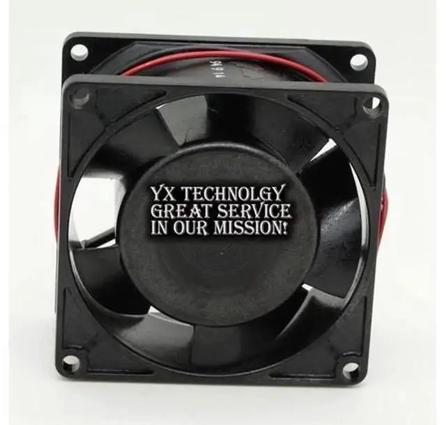 Alt view image 3 of 3 - 126DH2LP11000 DC Cooling Fan 808038mm 8CM 24V 2.9W Brushless Axial Fan, 8038 High Airflow Cooling Fan, 3Pin Connector for Industrial Equipment, Printer, Cabinet Heat Dissipation Replacement