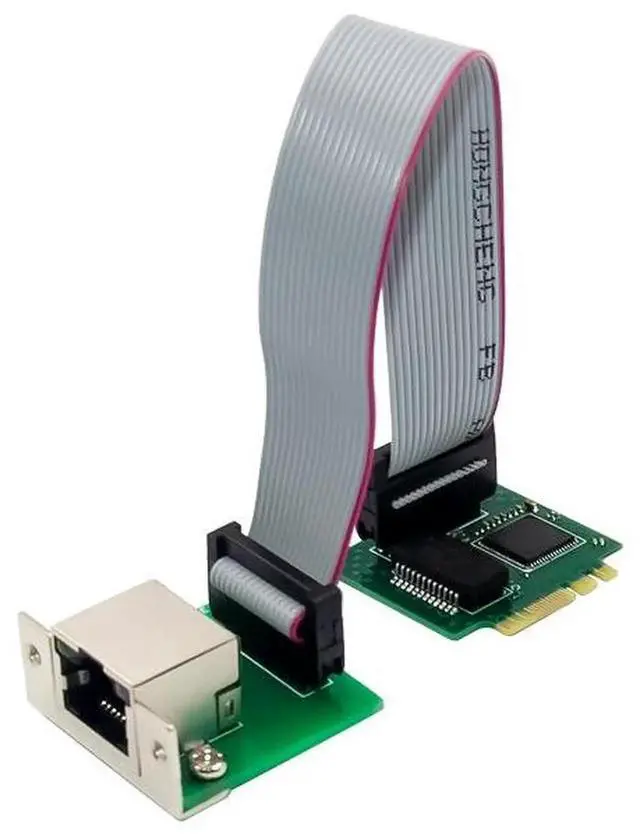 Alt view image 3 of 4 - M.2 A+E Key Gigabit Ethernet Network Card with Intel I210AT Chip, Single RJ45 Port 10/100/1000Mbps LAN Adapter, Supports PXE, iSCSI, WoL, Industrial Grade for Embedded PC, Industrial Control Systems