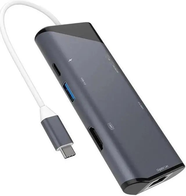 Alt view image 3 of 4 - USB C Docking Station Multiport Adapter, Triple Display USB-C Hub with 4K HDMI Outputs, Dual Display Mode, Type-C Expansion Dock Compatible with MacBook Pro/Air M1 M2, Dell, HP, Lenovo, Surface USB-C