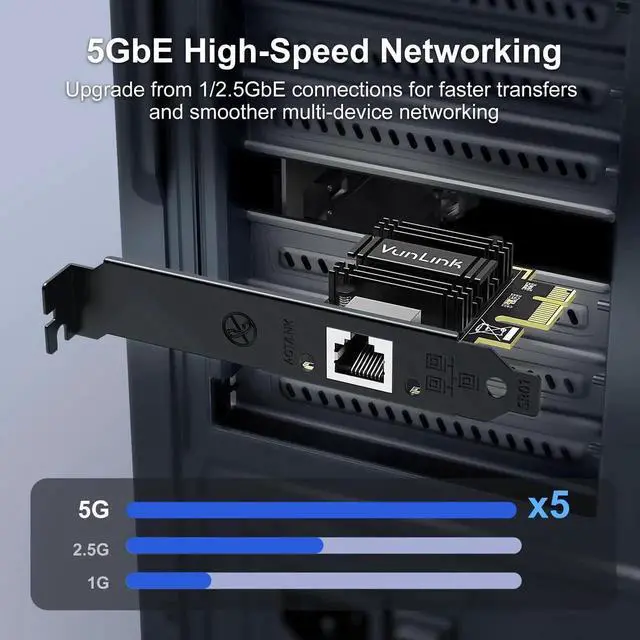Alt view image 6 of 6 - PCIe Dual Port Gigabit Ethernet Network Card with Realtek RTL8111F Chip, 2 RJ45 Ports 10/100/1000Mbps, Supports Link Aggregation & WoL, PCI Express Gigabit LAN Adapter for Desktop PC and Soft Router