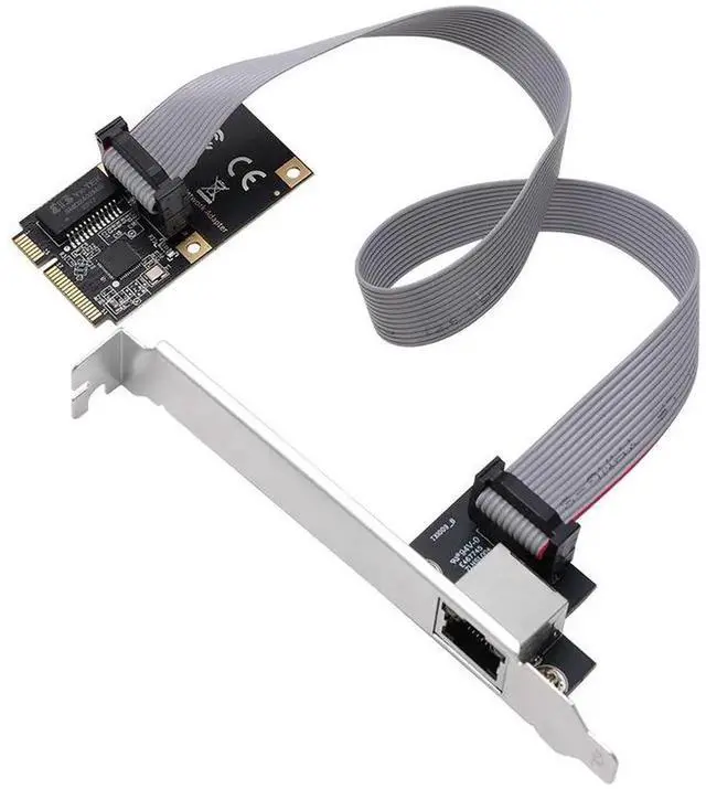 Main image of Mini PCIe to 2.5G Ethernet Network Card with Realtek RTL8125BG Chip, 2500Mbps RJ45 LAN Adapter, Supports Full & Half Duplex, Mini PCI Express 2.5G NIC for Desktop, Embedded and Industrial Systems