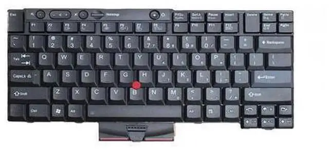 Alt view image 5 of 5 - US Layout Laptop Replacement Keyboard Black Compatible with ThinkPad T400S T410 T410I T410S T420, Notebook Internal Keyboard Replacement Part