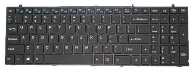 Alt view image 4 of 5 - Backlit US Layout Replacement Laptop Keyboard Compatible with CLEVO W350ETQ W350SKQ W350SSQ W350STQ W355SDQ W355ST, English Backlight Notebook Keyboard Replacement Part