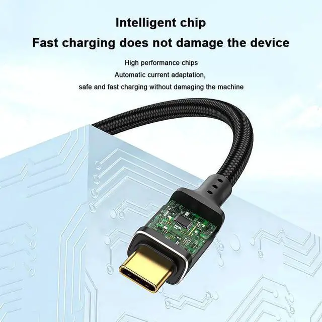 Alt view image 5 of 7 - USB5 Thunderbolt 5 Active Cable, 120Gbps Bandwidth, 240W PD Charging, 16K@60Hz Video, Dual Type-C Active Cord, Compatible with Laptop, Monitor, eGPU and High Performance Docking Station
