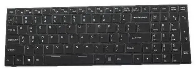 Alt view image 5 of 5 - Backlit English Replacement Laptop Keyboard For CLEVO P650RS MP-13H83U4J4301 PN 6-80-W6701-010-1G US Layout Notebook Built-in Backlight Keyboard