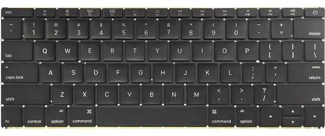 Alt view image 3 of 3 - US Layout Replacement Laptop Keyboard For MacBook 12 Inch A1534, Compatible with 2016 & 2017 Year Models, US QWERTY Notebook Keyboard Replacement