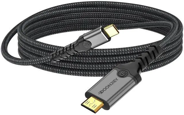 Main image of Mini DisplayPort to Mini DisplayPort Cable, Support 16K@60Hz, 8K@120Hz, 4K@240Hz, HDR, High Speed Mini DP to Mini DP Video Cord for MacBook, Laptop, External Monitor, Projector, Graphics Card and Disp