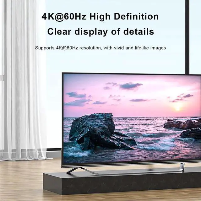 Alt view image 3 of 5 - Mini DisplayPort to Mini DisplayPort Cable, Support 16K@60Hz, 8K@120Hz, 4K@240Hz, HDR, High Speed Mini DP to Mini DP Video Cord for MacBook, Laptop, External Monitor, Projector, Graphics Card and Disp