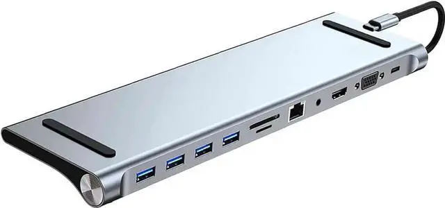 Main image of 11 Port USB Hub Multiport Cable Adapter, Supports Fast Charging & Stable Data Connection, Portable USB Expansion Hub for Laptop, Desktop PC, Connect Flash Drives, Mouse, Keyboard and Other Peripherals