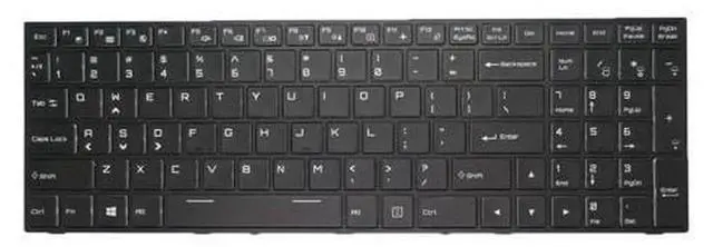 Alt view image 4 of 4 - Laptop Replacement Keyboard for PowerSpec 1510 Gaming Laptop, Black US English Layout with Backlight, Notebook Keyboard Repair Spare Replacement Part
