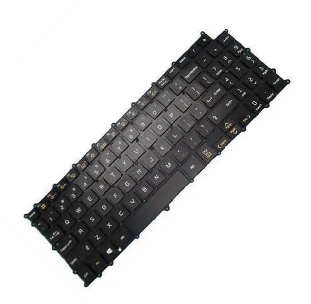 Alt view image 2 of 5 - Backlit US Layout Laptop Replacement Keyboard for LG Gram 15Z990,15Z995,15Z990A,15ZD990, Black English Notebook Keyboard Repair Spare Part