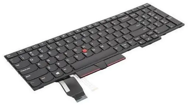Alt view image 2 of 5 - Laptop Replacement US Keyboard for Lenovo ThinkPad E580 L580, PN PK131672A00 01YP680, Win8 Layout Black Notebook Keyboard Spare Part