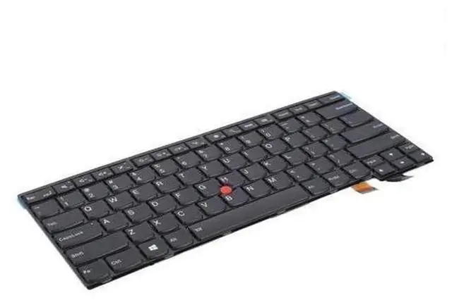 Alt view image 3 of 5 - Backlit US Black Laptop Replacement Keyboard for ThinkPad T460S with Point Stick, NOT Compatible with T460, Notebook Repair Spare Part